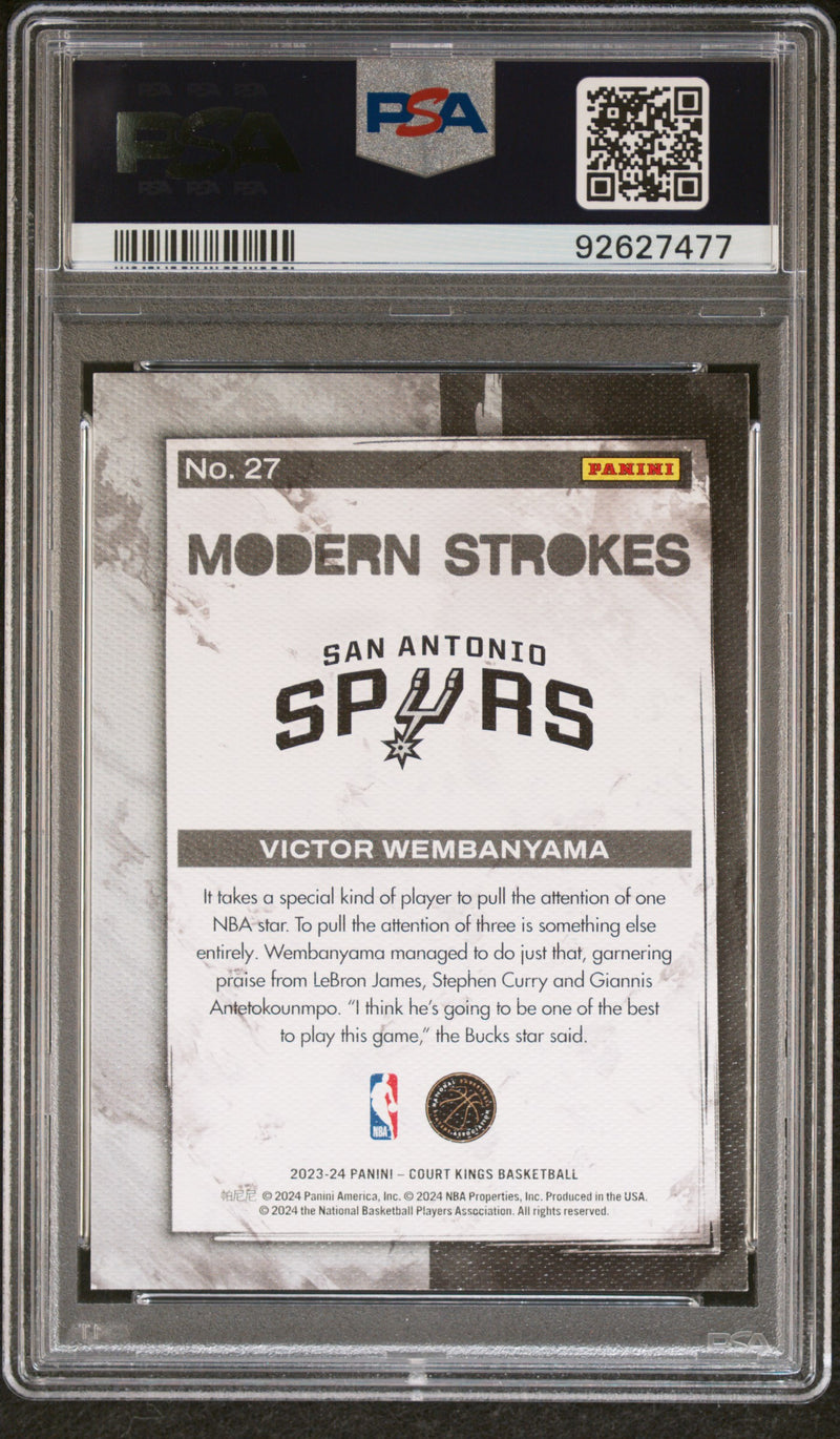 2023 Panini Court Kings Modern Strokes Victor Wembanyama