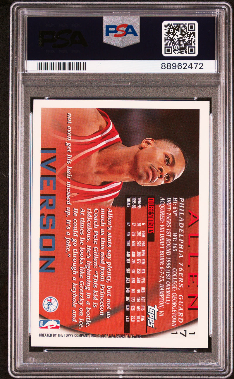 1996 Topps Allen Iverson