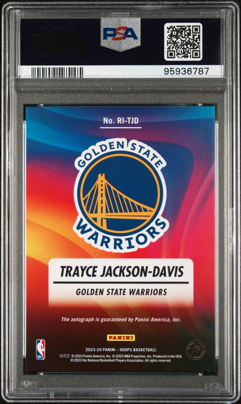 2023 Panini NBA Hoops Rookie Ink Trayce Jackson-Davis