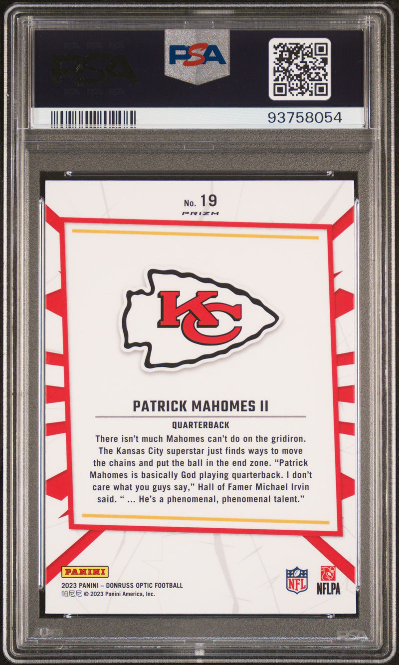 2023 Panini Donruss Optic My House! Patrick Mahomes II