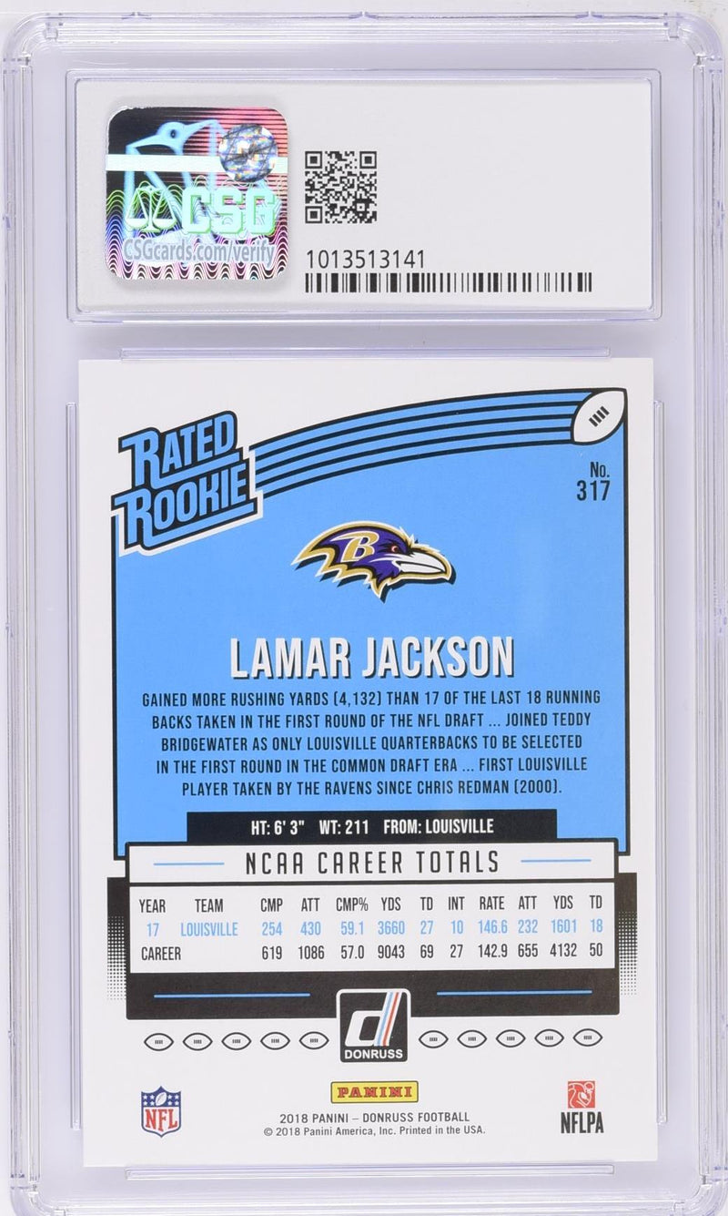 2018 Donruss Lamar Jackson