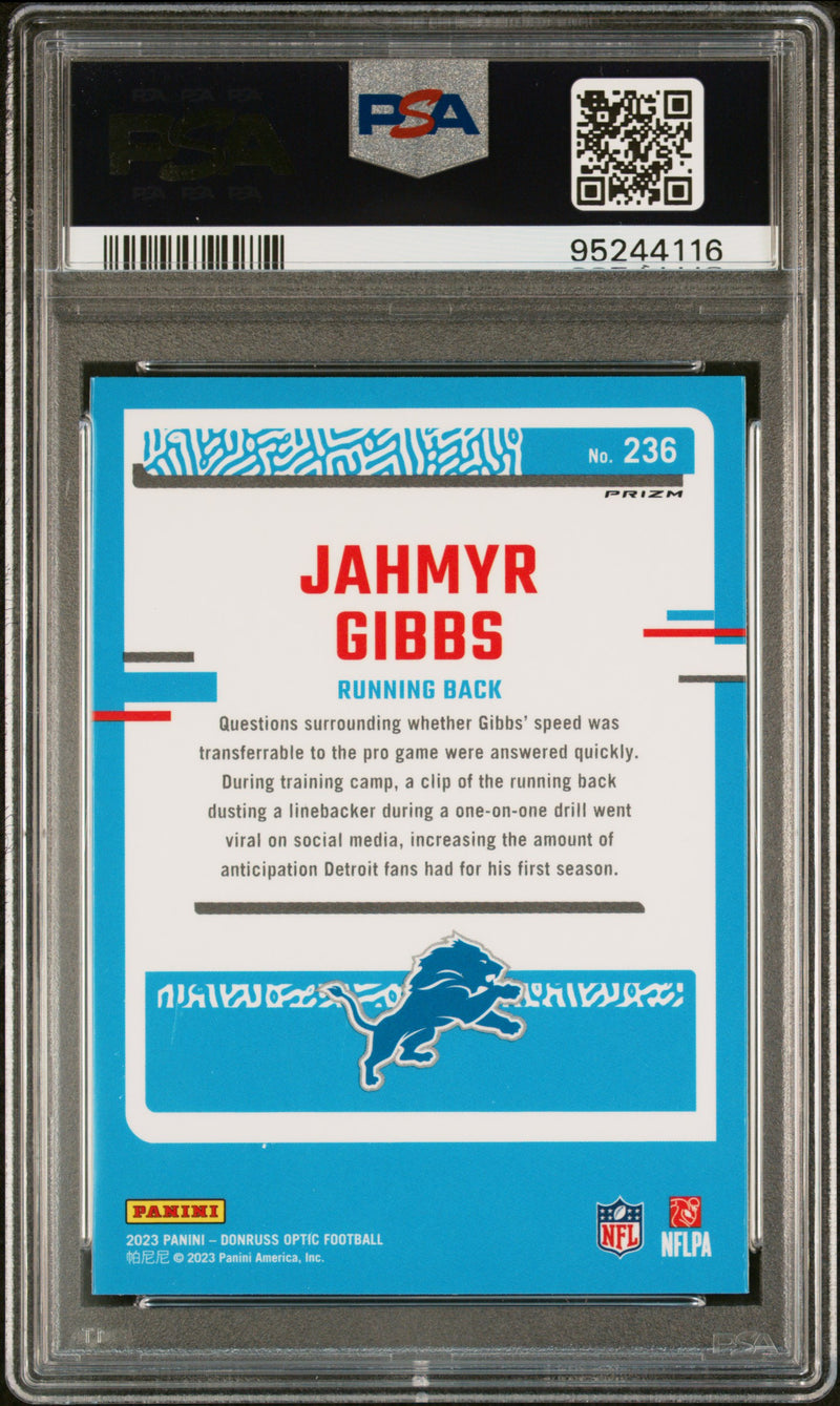 2023 Panini Donruss Optic Jahmyr Gibbs