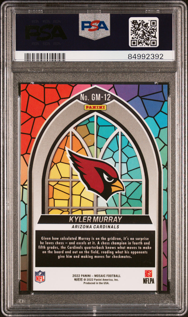 2022 Panini Mosaic Glass Mosaic Kyler Murray Glass Mosaic