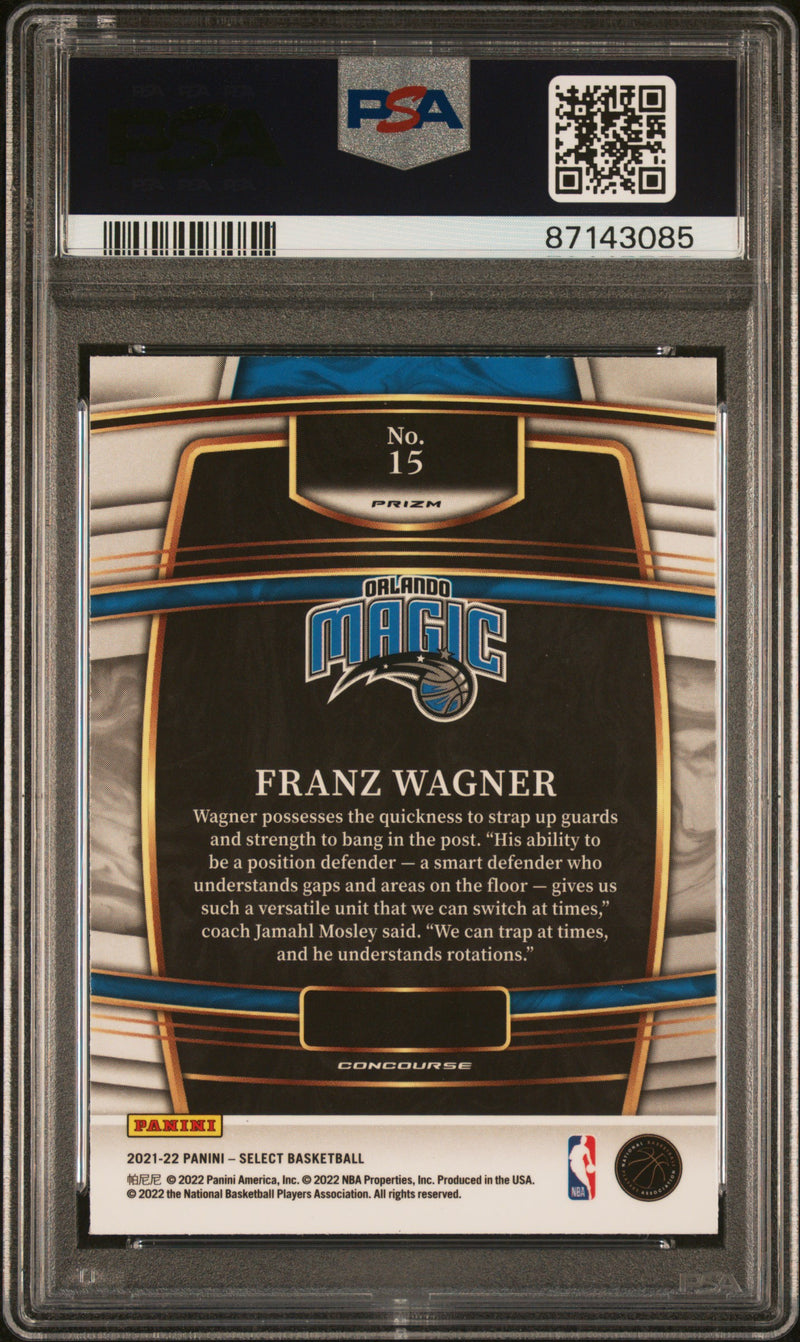 2021 Panini Select Franz Wagner