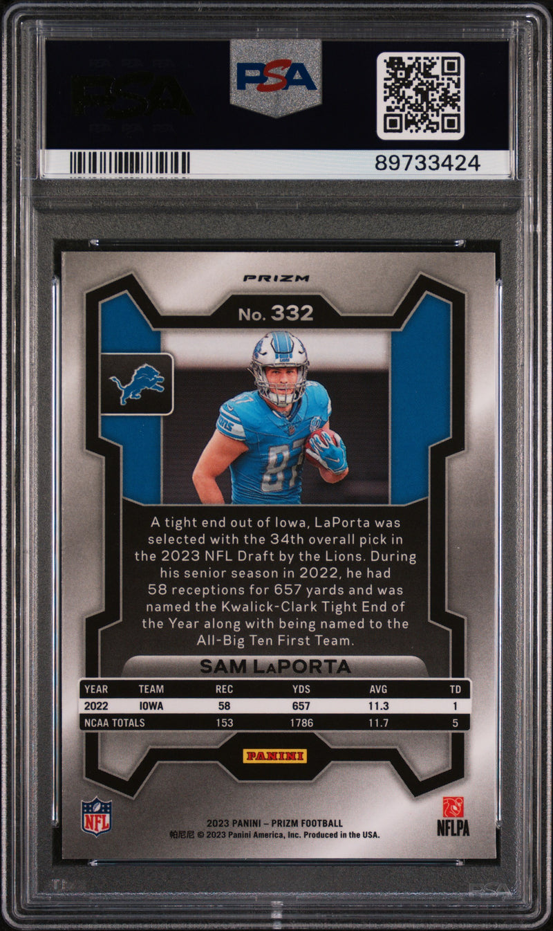 2023 Panini Prizm Sam Laporta Lazer Prizm