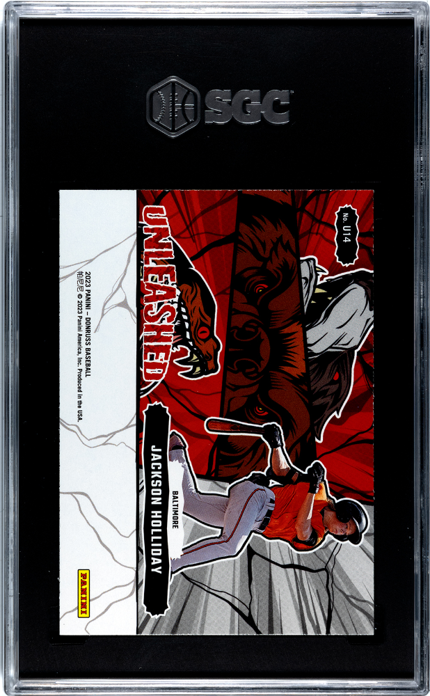 2023 Donruss Jackson Holliday Unleashed Pink Fireworks #U14 SGC 9