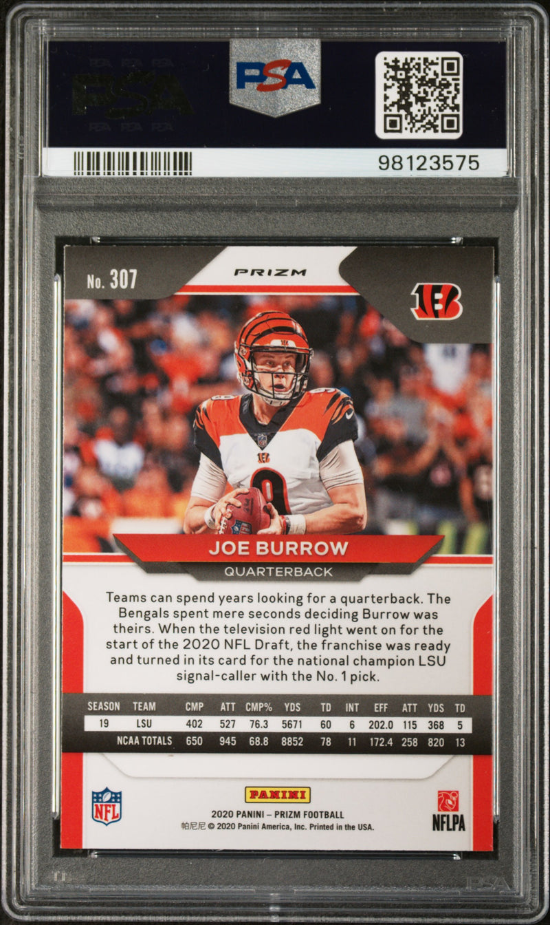 2020 Panini Prizm Joe Burrow Green