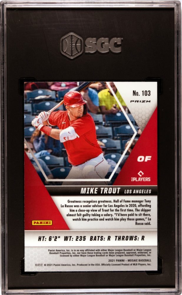 2021 Panini Mosaic Mike Trout