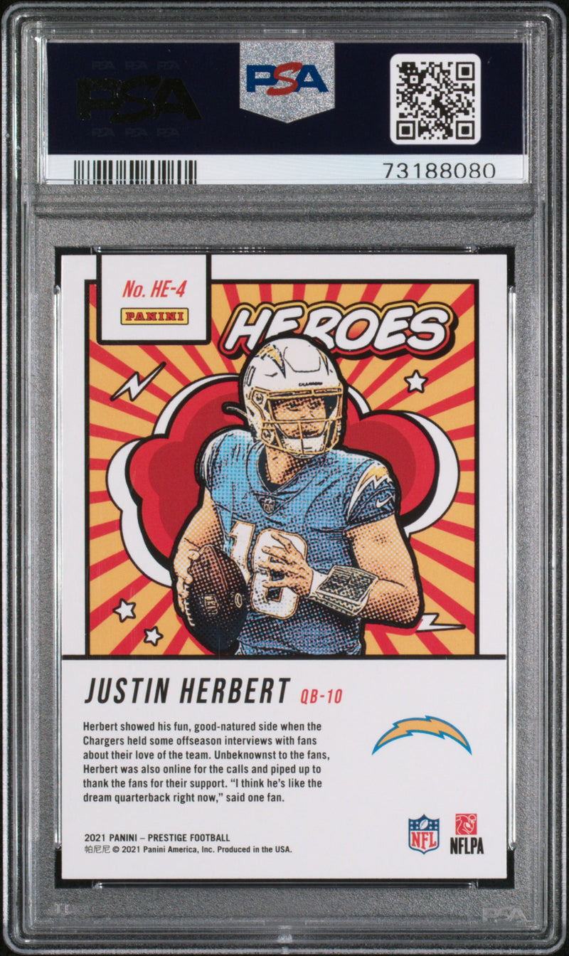 2021 Panini Prestige Heroes Justin Herbert