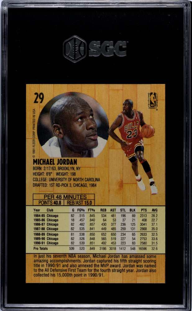 1991-92 Fleer Michael Jordan