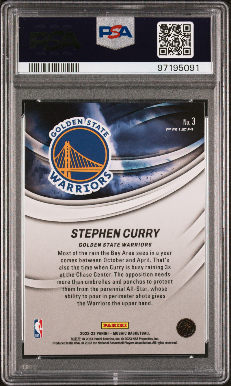 2022 Panini Mosaic Storm Chasers Stephen Curry