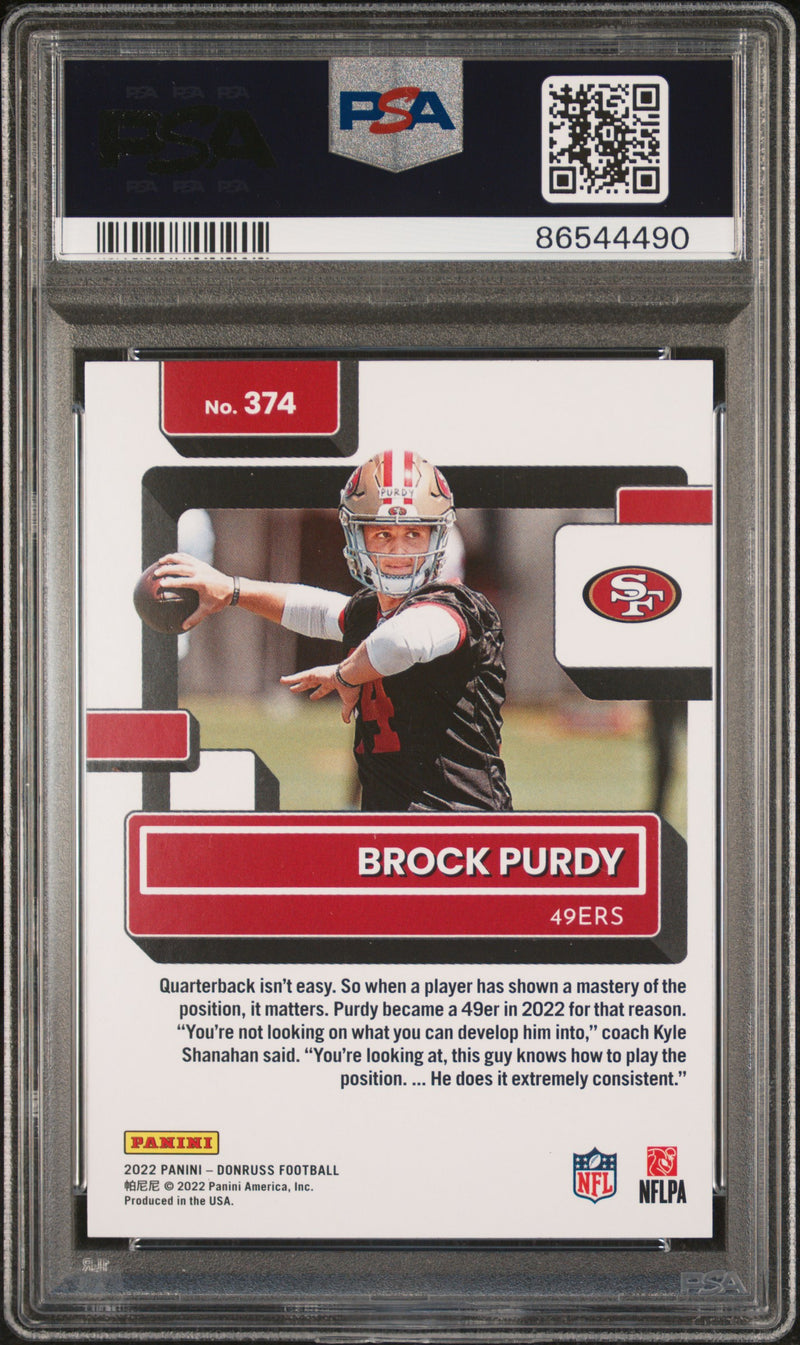 2022 Panini Donruss Brock Purdy