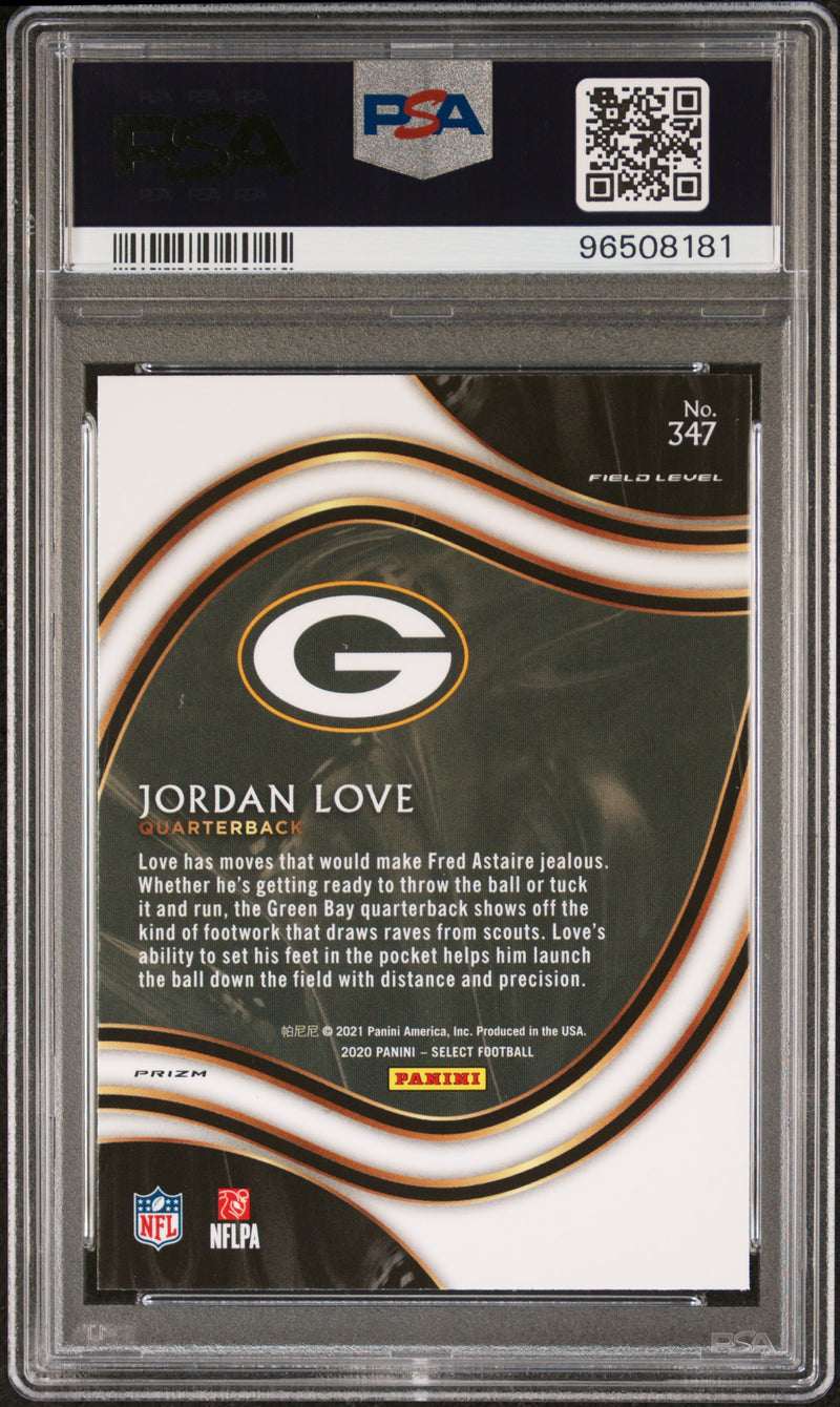 2020 Panini Select Jordan Love Silver Prizm