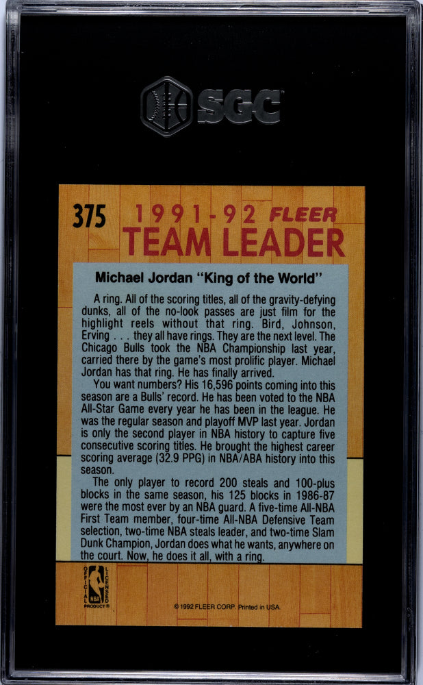 1991-92 Fleer Michael Jordan