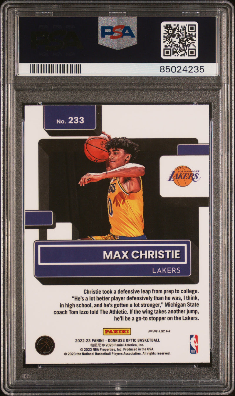 2022 Panini Donruss Optic Max Christie