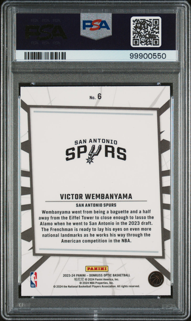 2023 Panini Donruss Optic My House Victor Wembanyama