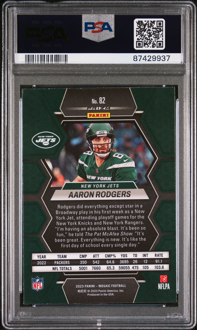 2023 Panini Mosaic Aaron Rodgers Genesis