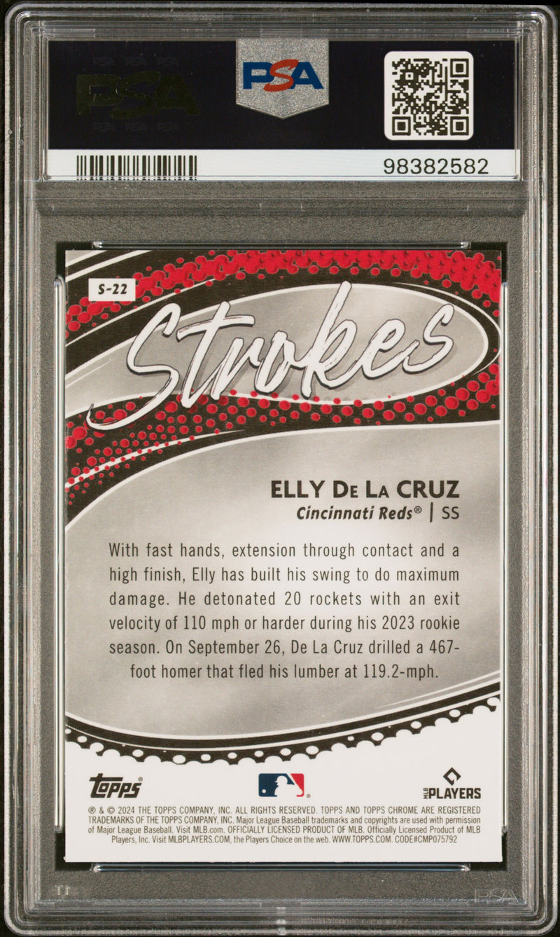 2024 Topps Chrome Strokes Elly De La Cruz