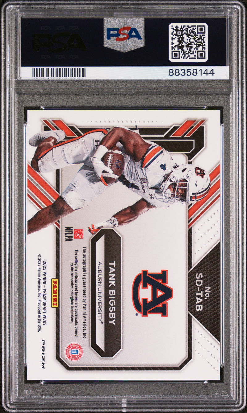 2023 Panini Prizm Draft Picks Signing Day Tank Bigsby Silver
