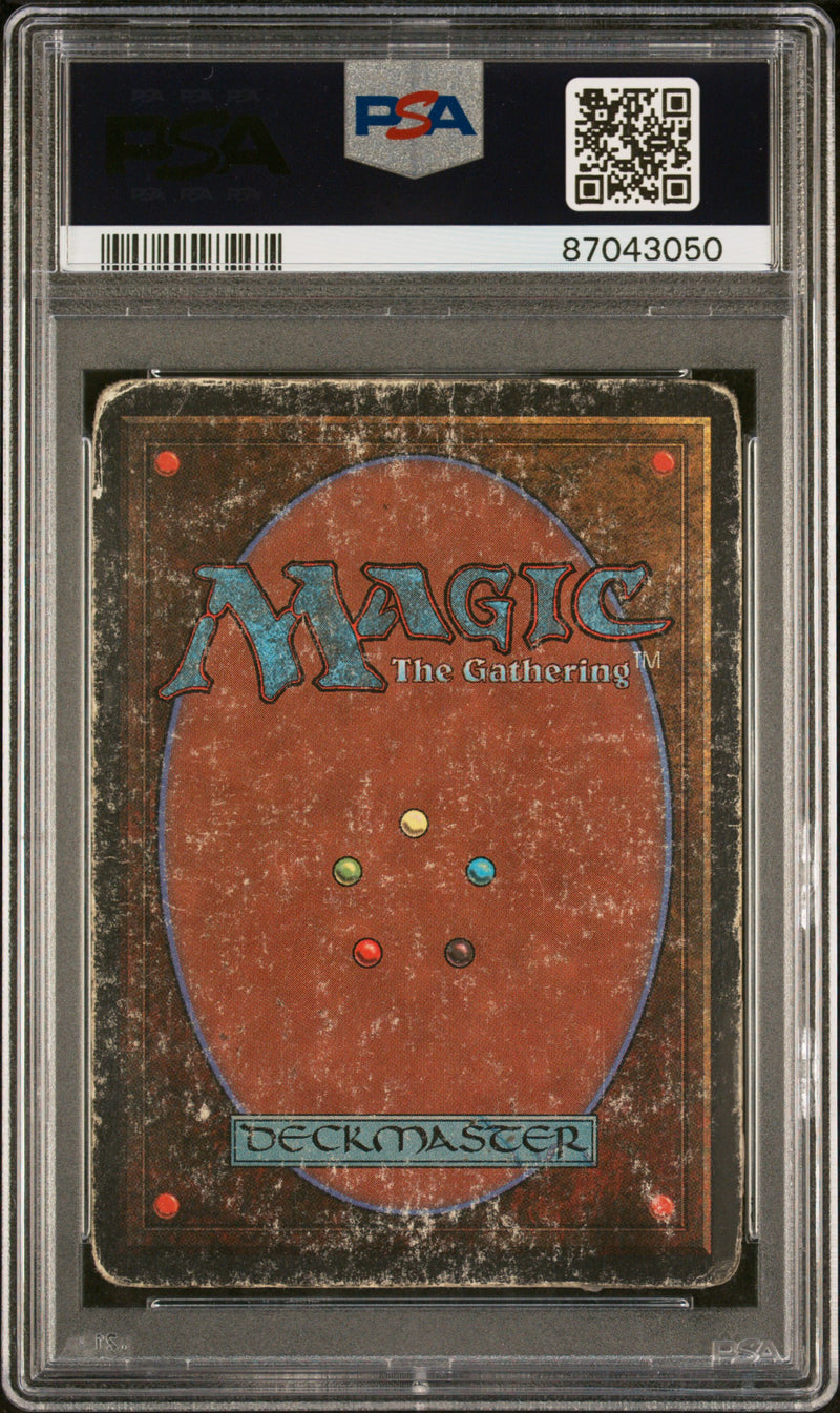 1993 Magic The Gathering Unlimited MTG Volcanic Island POP 1 PSA 1