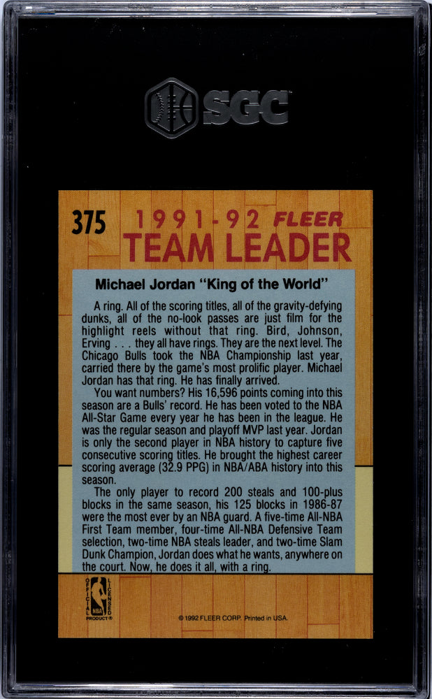 1991-92 Fleer Michael Jordan