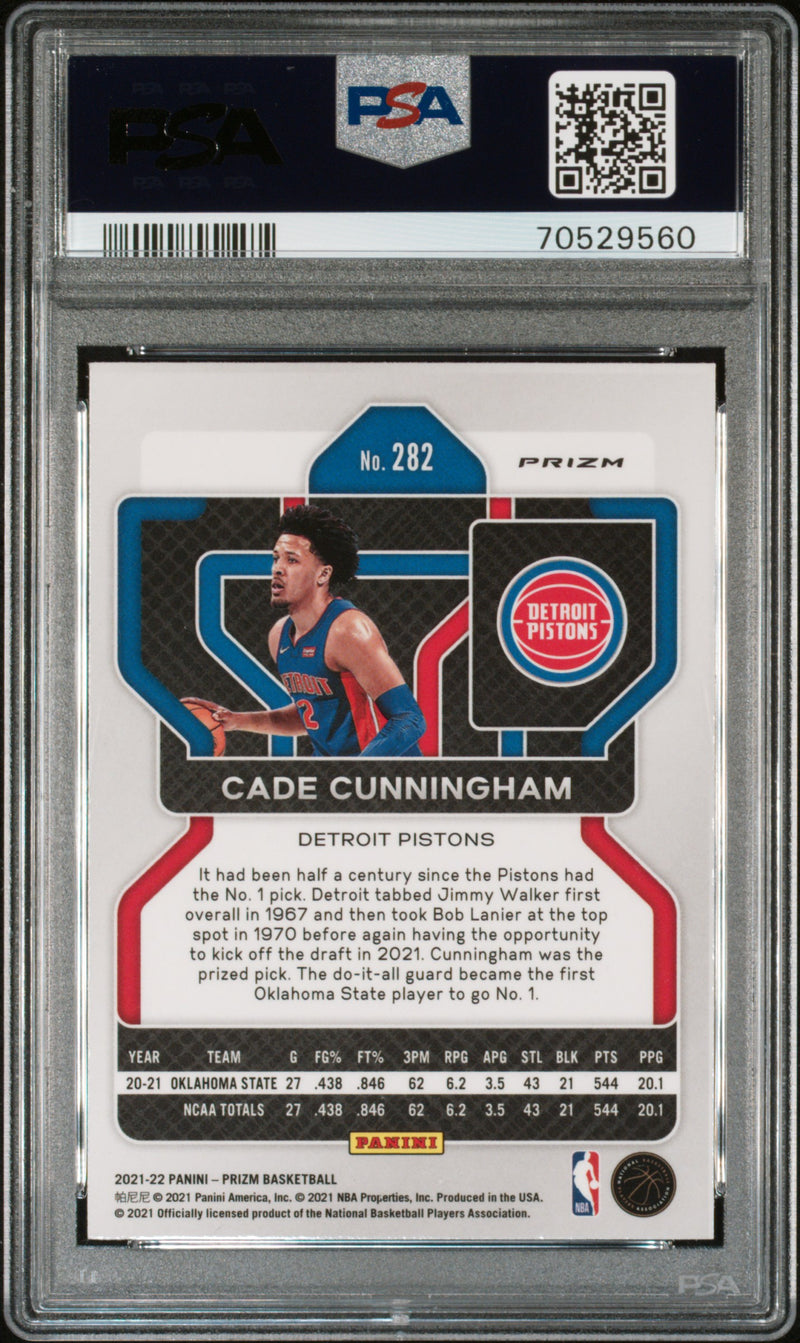 2021 Panini Prizm Cade Cunningham Orange Ice