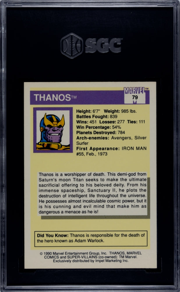 1990 Marvel Thanos