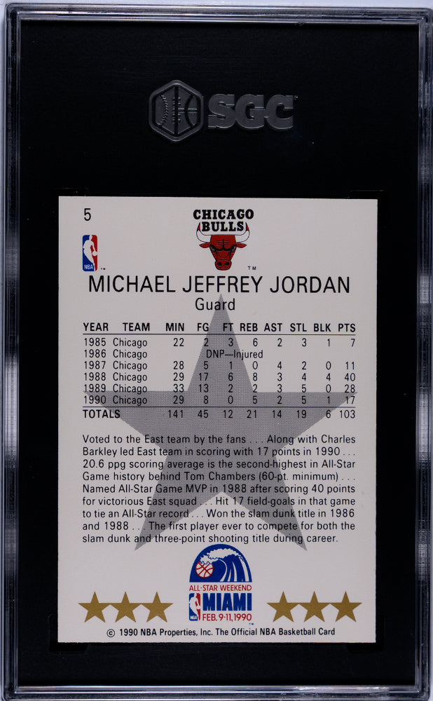 1990-91 Nba Hoops Michael Jordan All Star