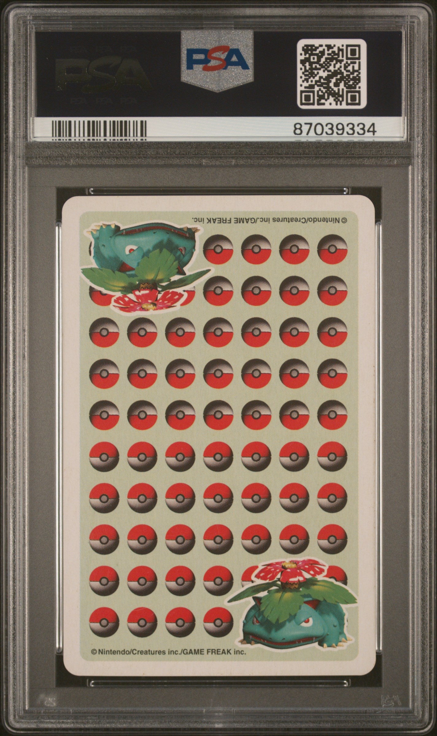 1998 Pokemon Stadium Green Version Playing Cards Kangaskhan PSA 8 Ace of Clubs