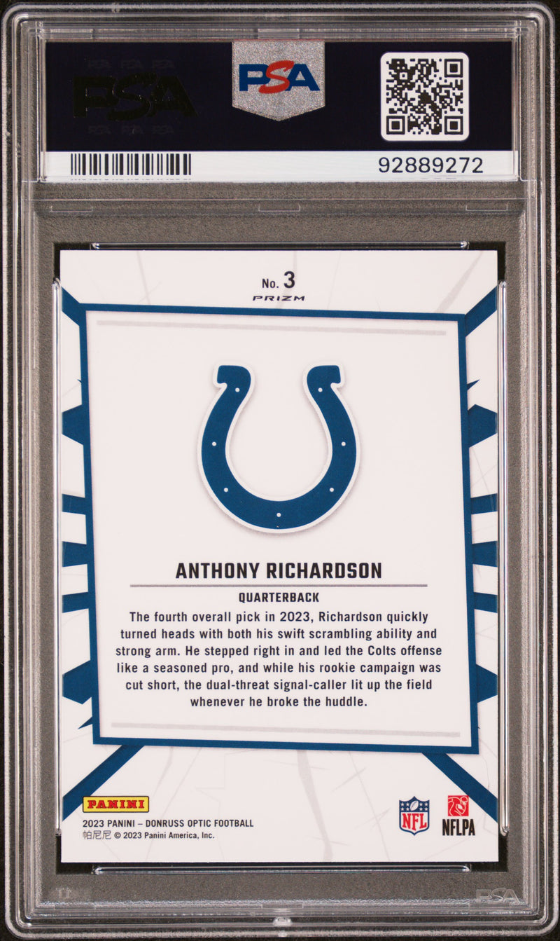 2023 Panini Donruss Optic My House! Anthony Richardson