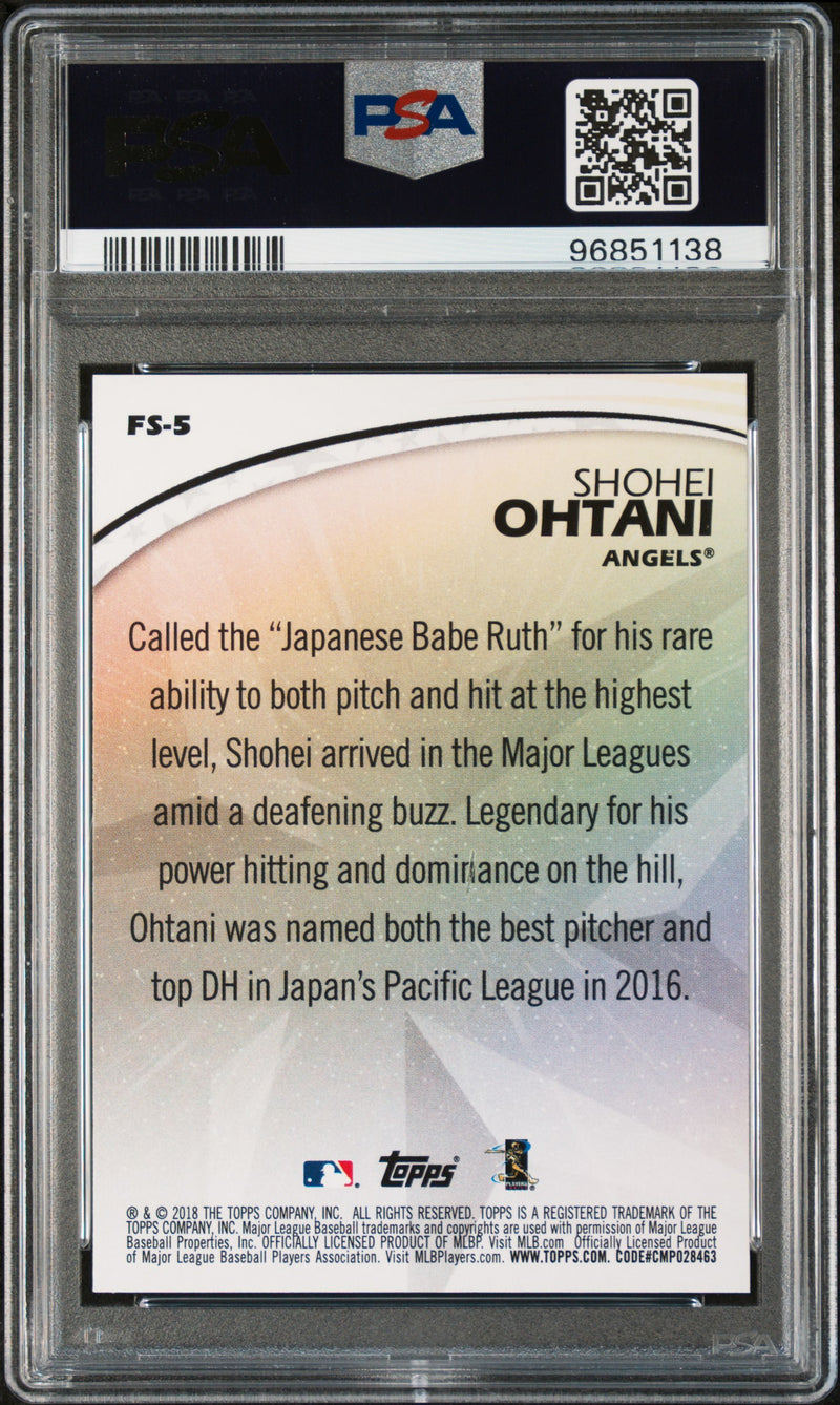 2018 Topps Future Stars Shohei Ohtani