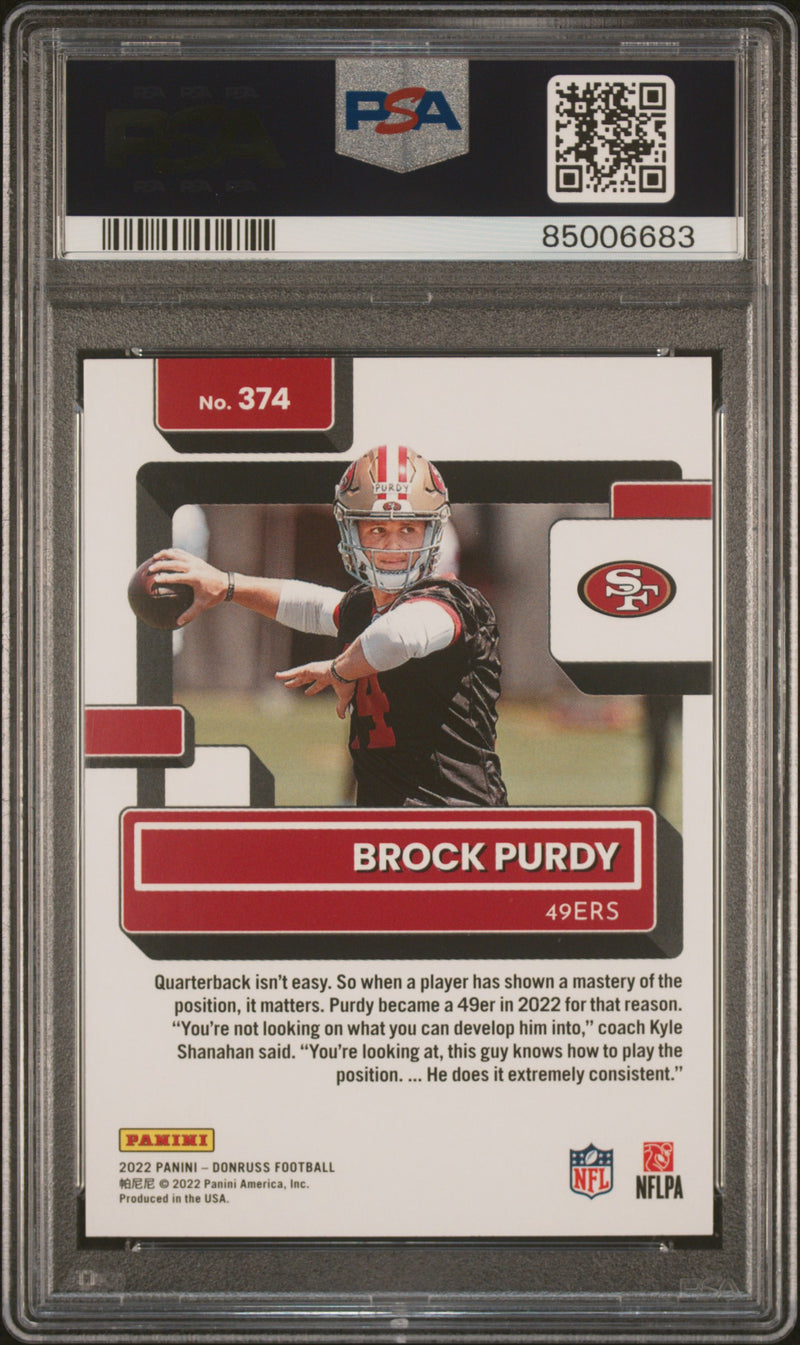 2022 Panini Donruss Brock Purdy