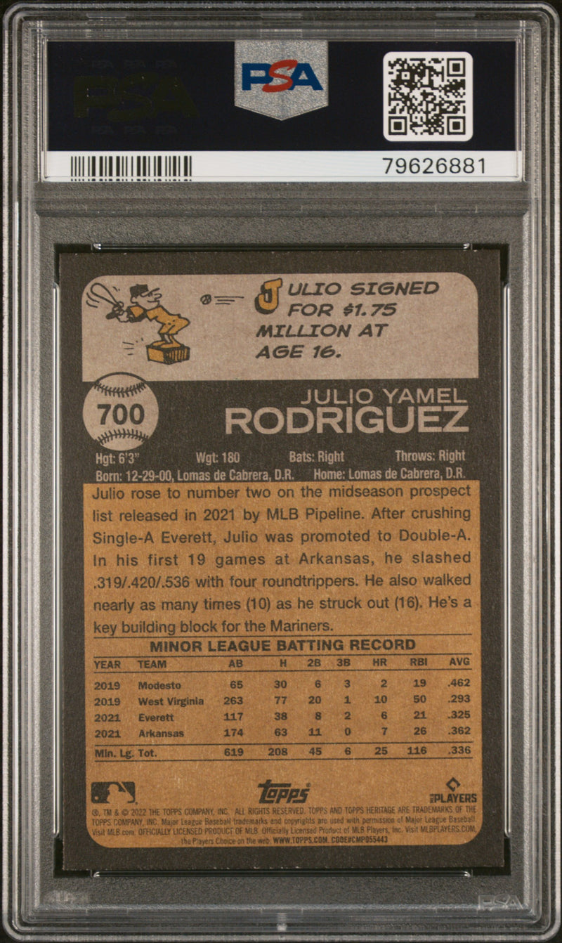 2022 Topps Heritage Julio Rodriguez