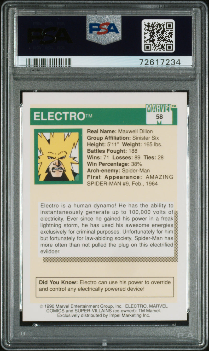 1990 Marvel Electro