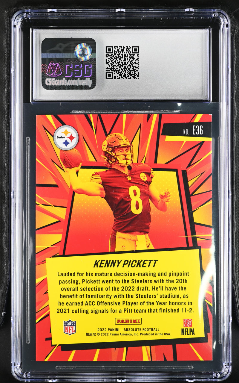 2022 Panini Absolute Kenny Pickett Short Print Explosive