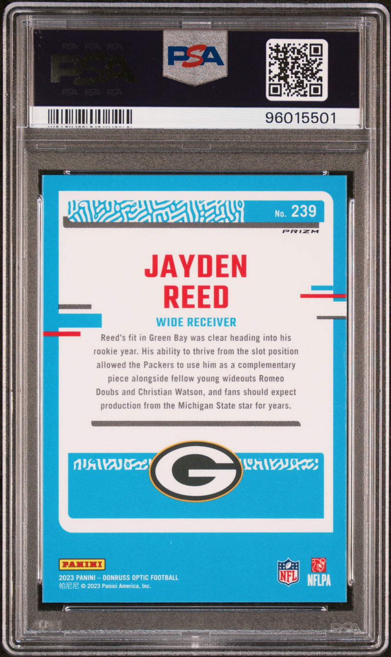 2023 Panini Donruss Optic Rated Rookie Jayden Reed Holo