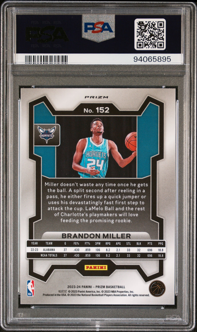 2023 Panini Prizm Brandon Miller