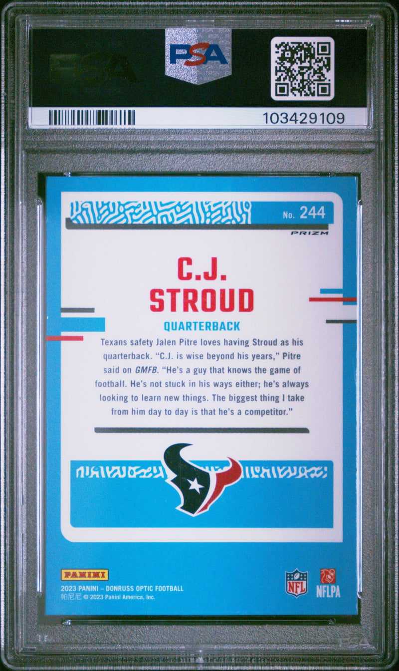 2023 Panini Donruss Optic CJ Stroud Holo