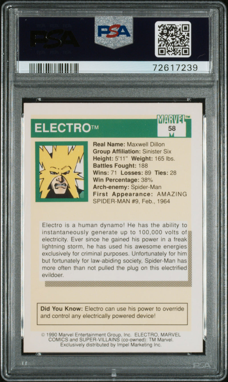 1990 Marvel Electro