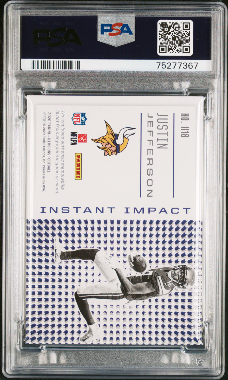 2020 Panini Illusions Instant Impact Relics Justin Jefferson