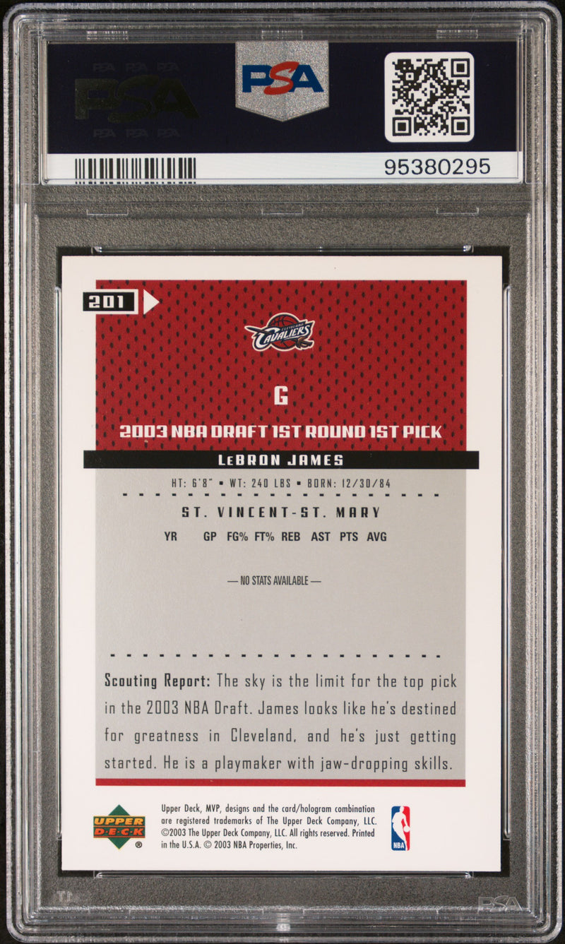 2003 Upper Deck MVP LeBron James Rookie