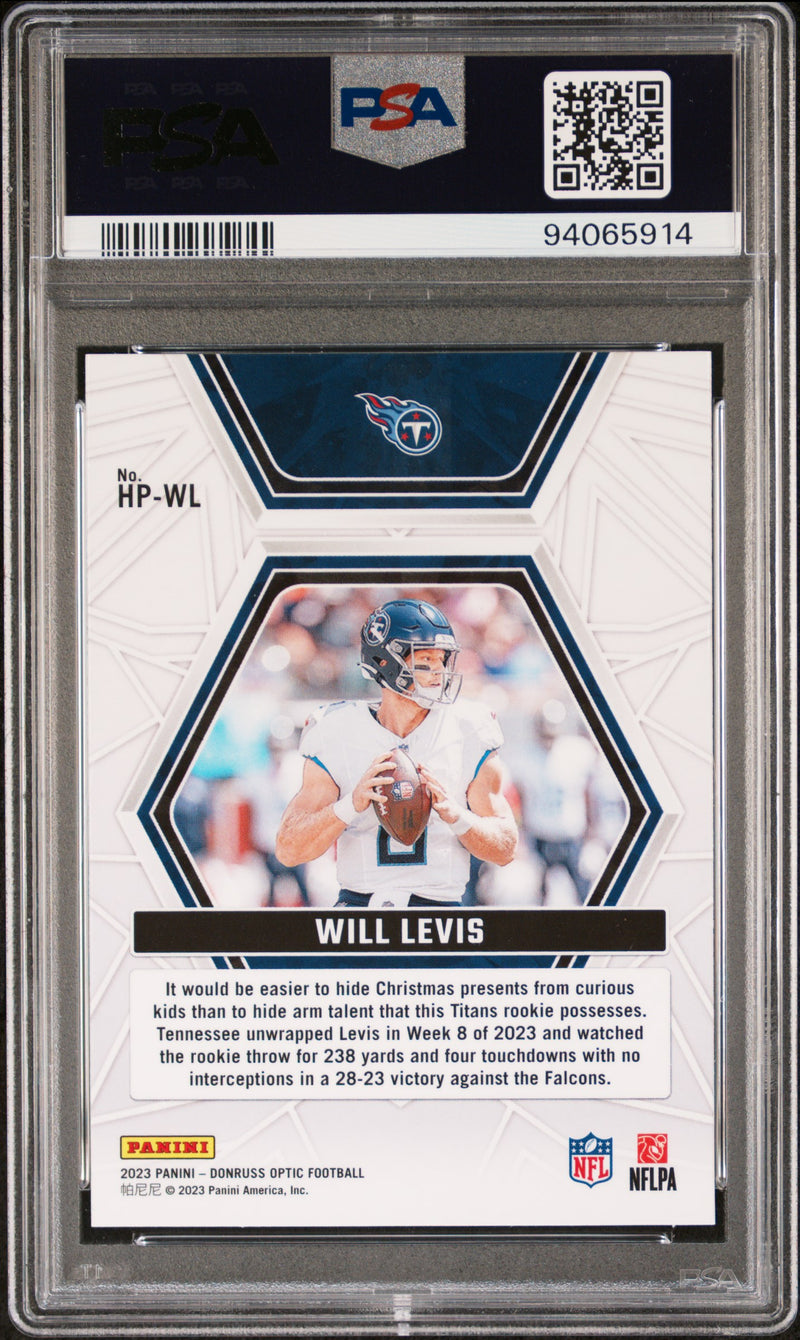 2023 Panini Donruss Optic Hidden Potential Will Levis