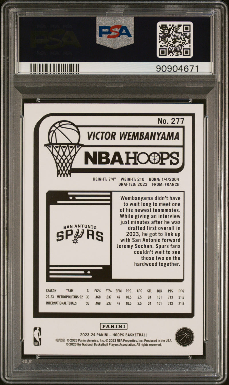 2023 Panini NBA Hoops Victor Wembanyama