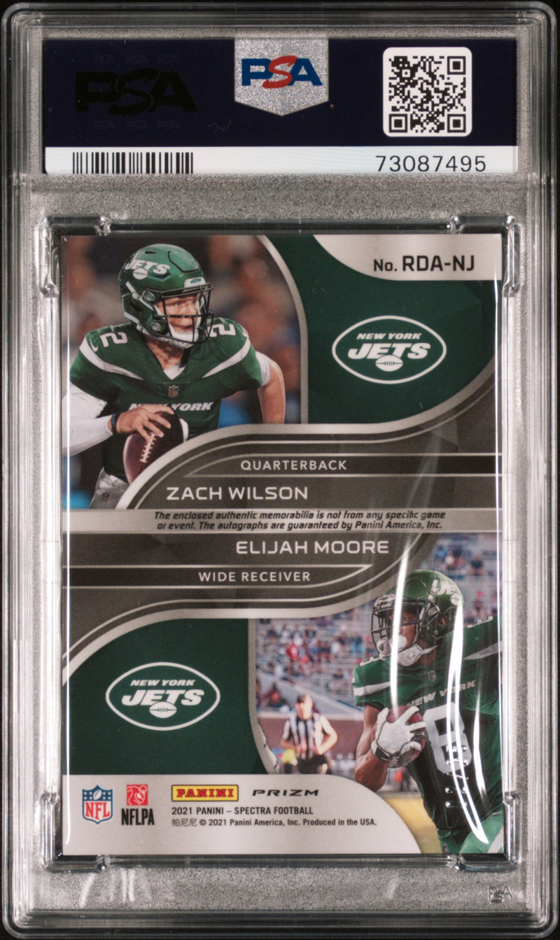 2021 Panini Spectra Rookie Dual Patch Autographs E. Moore