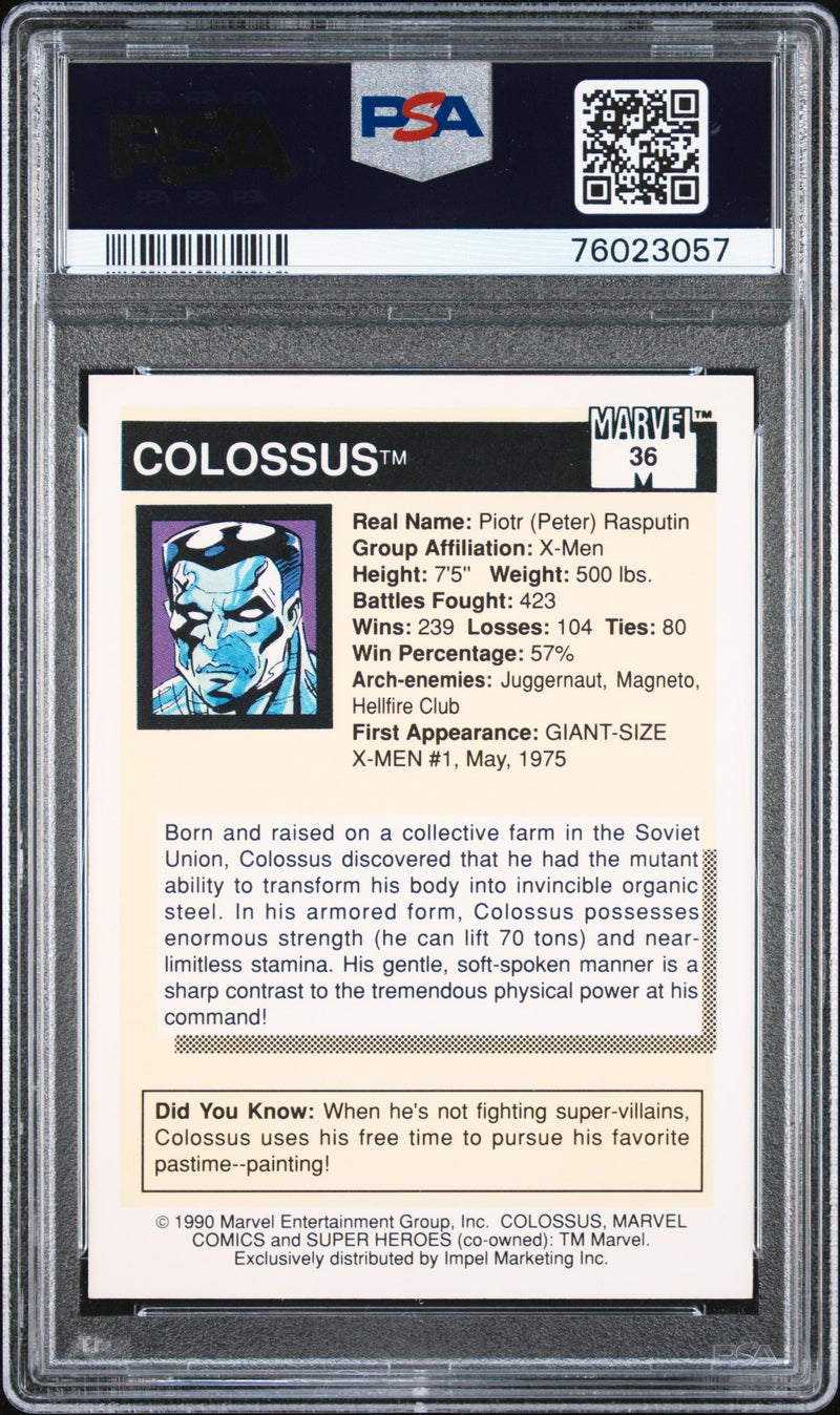 1990 Marvel Colossus