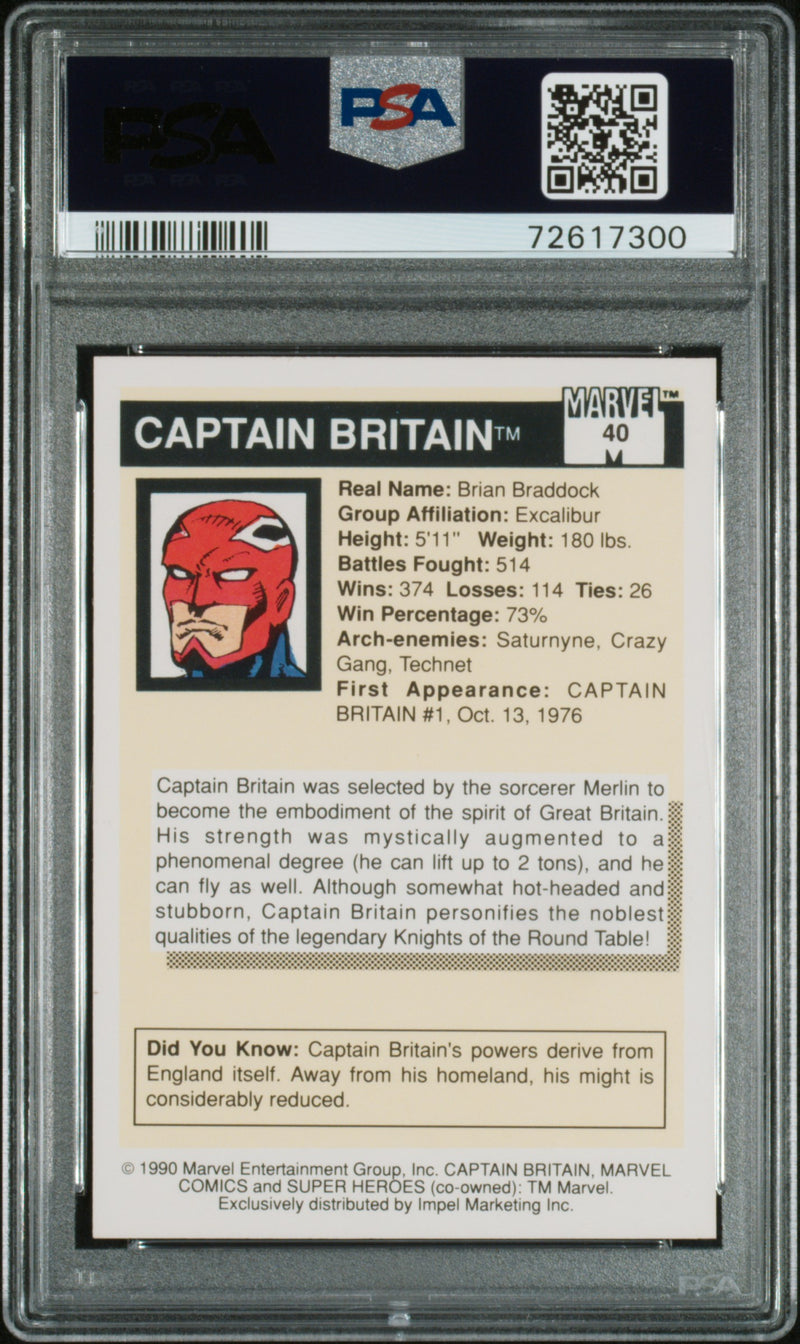 1990 Marvel Captain Britain