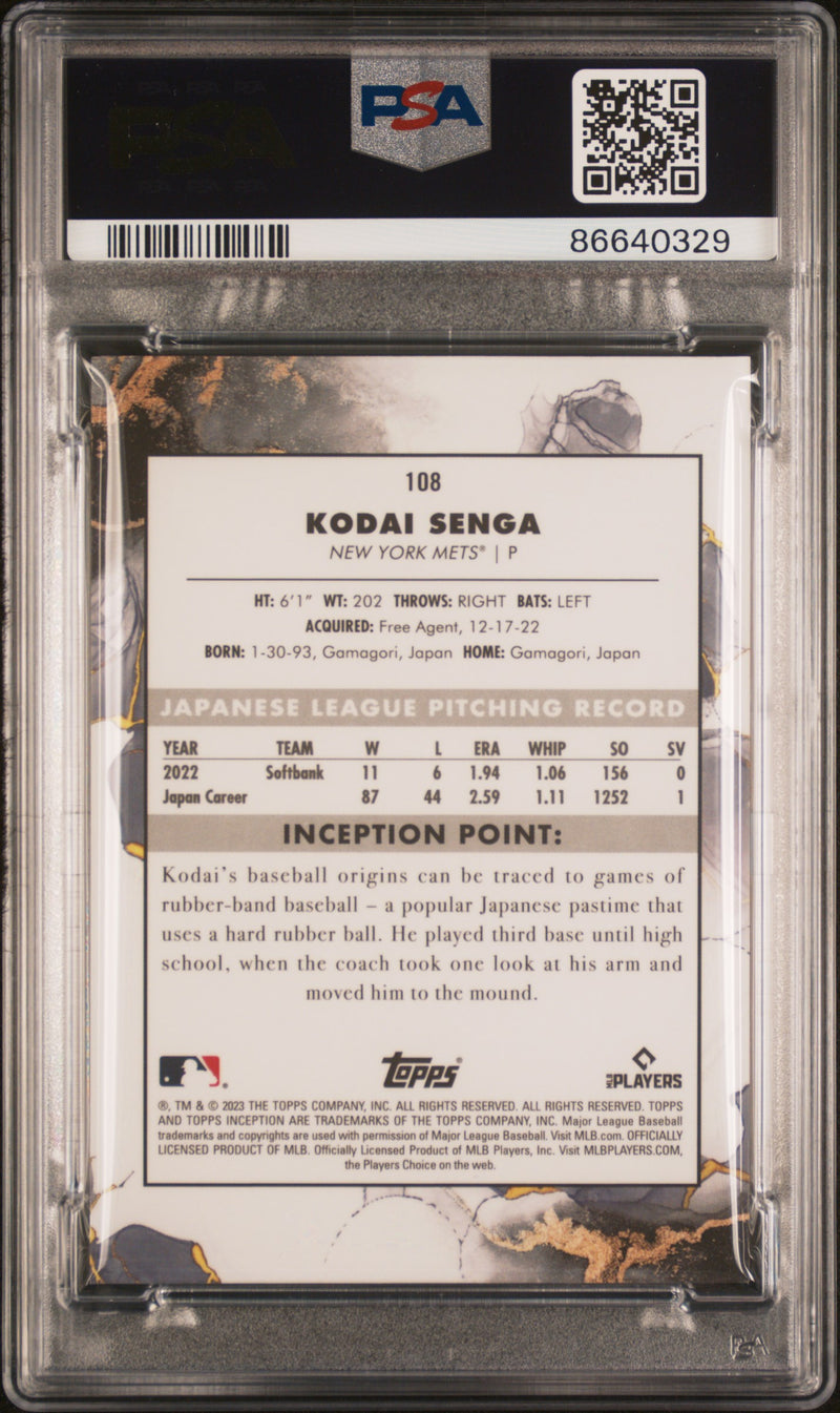 2023 Topps Inception Kodai Senga