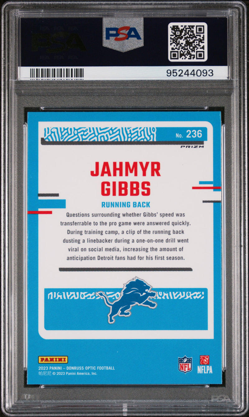 2023 Panini Donruss Optic Jahmyr Gibbs