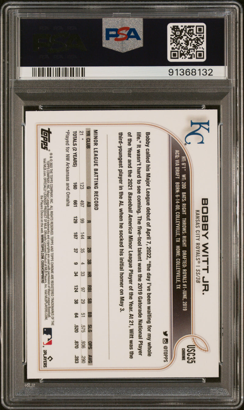 2022 Topps Chrome Update Bobby Witt JR.