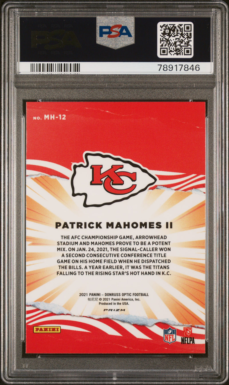 2021 Panini Donruss Optic My House! Patrick Mahomes II